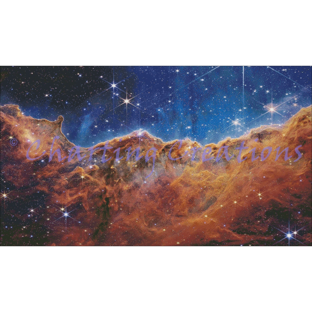 Cosmic Cliffs In Carina Nebula